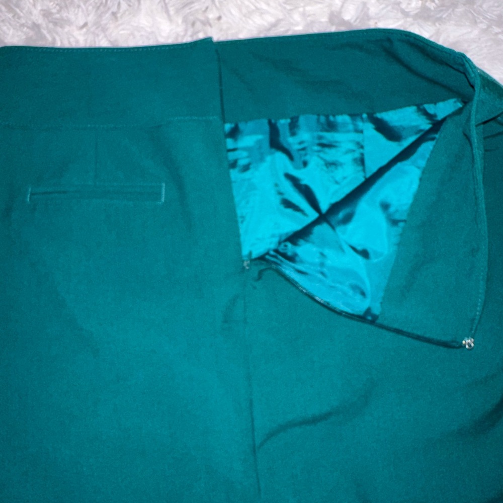 Emerald green pencil skirt - Picture 5 of 7